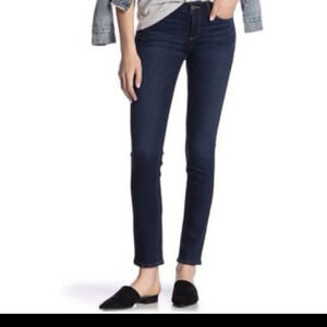 Paige Denim Skyline Skinny Jeans Mona Dark WashMid Rise Faded Basic Nuetral 27